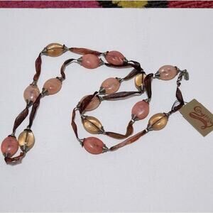 Treska beaded long‎ necklace new!!!